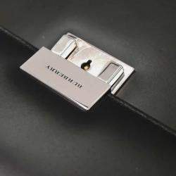 Pre Owned Burberry Black Leather Handbag