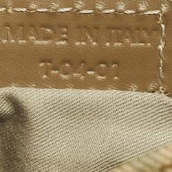 Pre Owned Burberry Pink/Beige House Check Nylon and Leather Barrel Bag