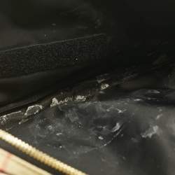 Pre Owned Burberry Beige Archive Check Nylon Changing Bag