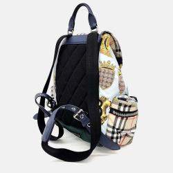 Pre Owned Burberry Multicolor Fabric Rucksack Backpack