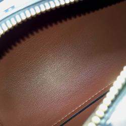 Pre Owned Burberry Multicolor Leather Icon Stripe Barrel Bag