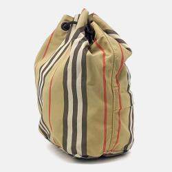 Pre Owned Burberry Multicolor Canvas Phoebe Pouch