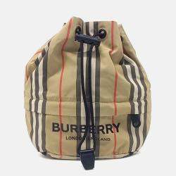 Pre Owned Burberry Multicolor Canvas Phoebe Pouch