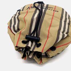 Pre Owned Burberry Multicolor Canvas Phoebe Pouch