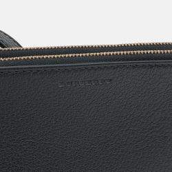 Pre Owned Burberry Black Leather crossbody bag