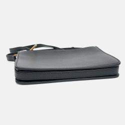 Pre Owned Burberry Black Leather crossbody bag