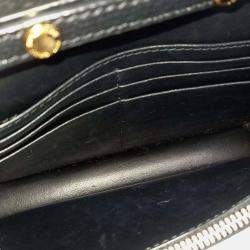 Pre Owned Burberry Beige Black Canvas and Leather Hampshire Mini Crossbody Bag