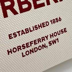 Pre Owned حقيبة كروس بودي بريري قماش بيج بورغندي هورسفيري