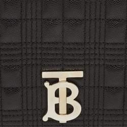 مملوكة مسبقًا Burberry Lola Small Black Leather Shoulder Bag