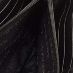 Pre Owned Burberry Beige/Black Nova Check PVC and Patent Leather Flap Continental Wallet