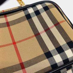 مملوكة �مسبقًا حقيبة بريري كاميرا صغيرة نسيج بيج/أسود