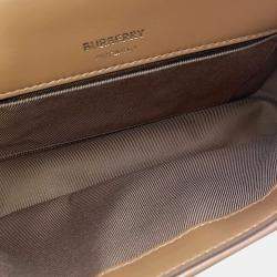 مملوكة مسبقًا Burberry Brown Leather Lola Bag Small