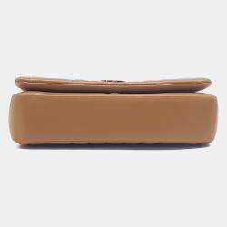 مملوكة مسبقًا Burberry Brown Leather Lola Bag Small