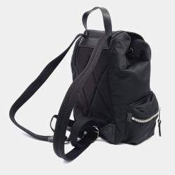 مملوكة مسبقًا حقيبة ظهر بربري نايلون أسود حقيبة ظهر