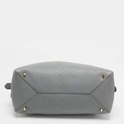 مملوكة مسبقًا حقيبة ساتشل بربري جلد أزرق فاتح غرينوود