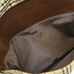 Pre Owned حقيبة يد بيربري مربعات بيربري بيج بني 2 طريق