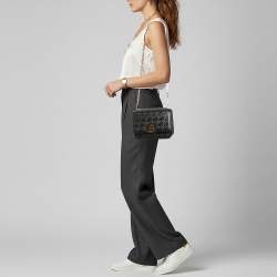 مملوكة مسبقًا Burberry TB Small Monogram Embossed Leather Shoulder Bag