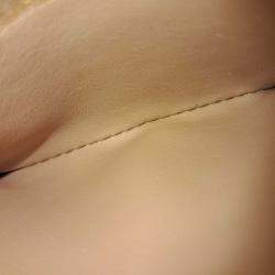 Pre Owned Burberry Beige/Multicolor Leather Card Wallet