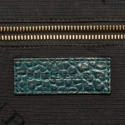 Pre Owned حقيبة بولر بريري صغيرة جلد حُبيبي أخضر بحري أوركارد