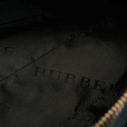 مملوكة مسبقًا حقيبة بولر بربري بريل بربري متوسطة جلد نوبيك أخضر نيلي باولر