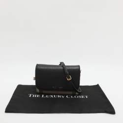 مملوكة مسبقًا حقيبة كروس بربري هامبشاير جلد وكانفاس هاوس تشيك أسود / بيج