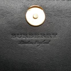 مملوكة مسبقًا حقيبة كروس بربري هامبشاير جلد وكانفاس هاوس تشيك أسود / بيج