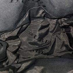 Pre Owned حقيبة ظهر بربري روكساک نايلون بورجاندي أسود