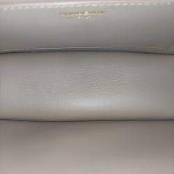 Pre Owned Burberry Brown Canvas and Leather Crossbody bag