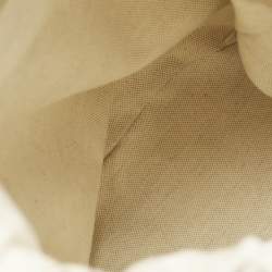 Pre Owned Burberry Brown Laser Cut Leather Bucket Bag