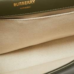مملوكة مسبقً ا Burberry Lola Small Green Quilted Leather Shoulder Bag
