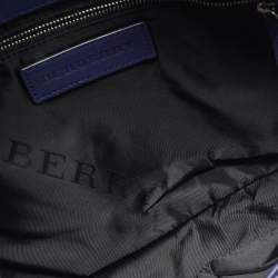 مملوكة مسبقًا Burberry Dalston Navy Blue Leather Shoulder Bag