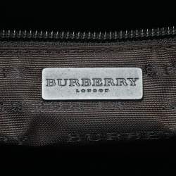 Pre Owned حقيبة كتف بربري هاوس شيك بني/بيج بي في سي