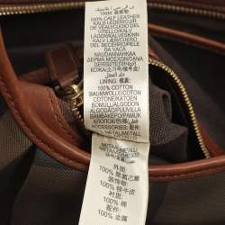 مملوكة مسبقًا Burberry Brooklyn Brown House Check PVC and Leather Hobo