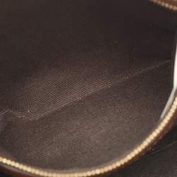 مملوكة مسبقًا Burberry Brooklyn Brown House Check PVC and Leather Hobo