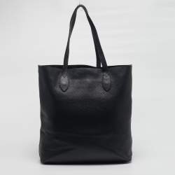 Pre Owned Burberry Remington Black Leather Shopper Tote