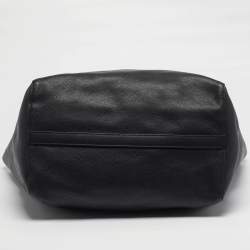 Pre Owned حقيبة يد بربري بيلينغز جلد أسود