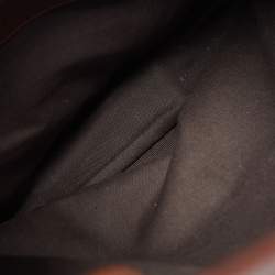 مملوكة مسبقًا Burberry Walden Brown Smoked Check PVC and Leather Hobo