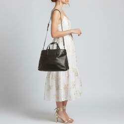 Pre Owned حقيبة بربري بانر جلد وردي/بيج ونسيج هاوس تشيك متوسطة