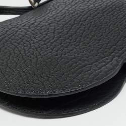 مملوكة مسبقًا Burberry Chess Mini Black Leather Crossbody Bag