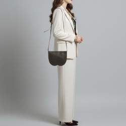 مملوكة مسبقًا Burberry Chess Mini Black Leather Crossbody Bag