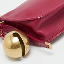 Pre Owned حقيبة كتف بربري شيلد جلد وردي صغيرة