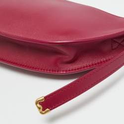 Pre Owned حقيبة كتف بربري شيلد جلد وردي صغيرة