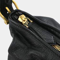 Pre Owned Burberry Black Malika Hobo Bag