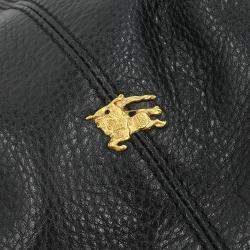 Pre Owned Burberry Black Malika Hobo Bag