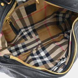 Pre Owned Burberry Black Malika Hobo Bag