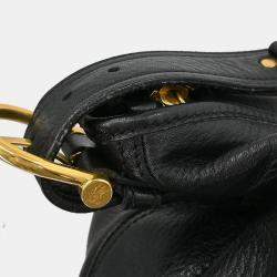 Pre Owned Burberry Black Malika Hobo Bag