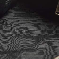 Pre Owned Burberry Madison Beige Textured Leather Flap Shoulder Bag