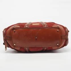 مملوكة مسبقًا حقيبة بريري شرامتون ساتشيل جلد وزبدة بنية