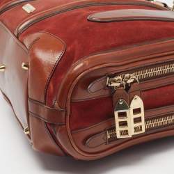 مملوكة مسبقًا حقيبة بريري شرامتون ساتشيل جلد وزبدة بنية