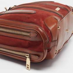 مملوكة مسبقًا حقيبة بريري شرامتون ساتشيل جلد وزبدة بنية